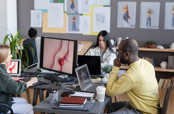 A classic painting in an art gallery